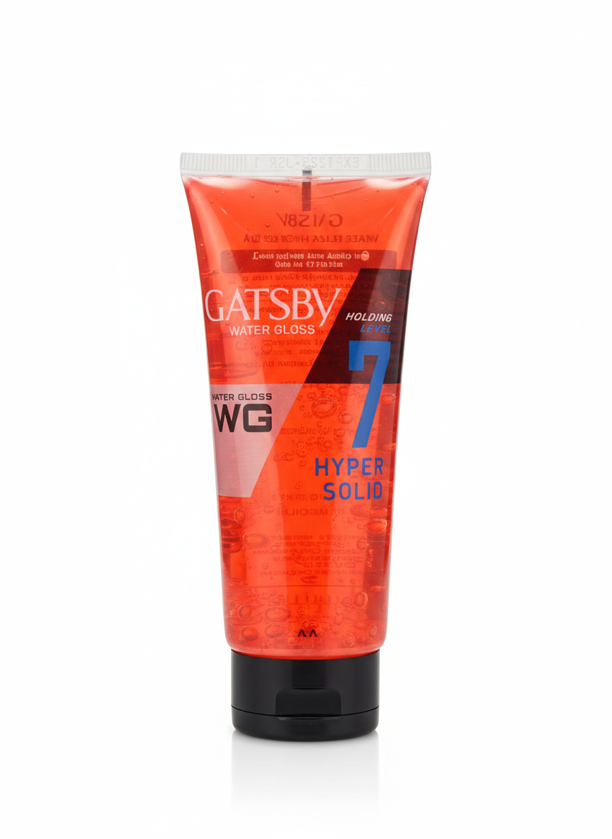 Gatsby hair product tube on a white background