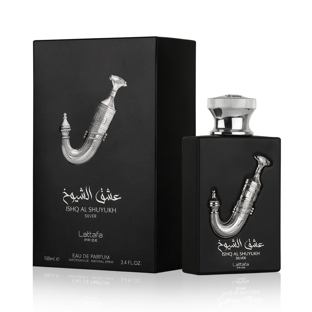 Ishq Al Shuyukh Perfume by Lattafa Silver