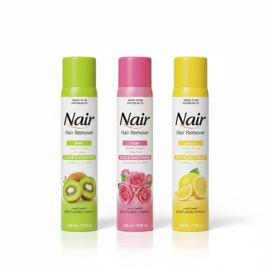 Nair Hair Remover Spray  Fast & Smooth Body Hair Removal