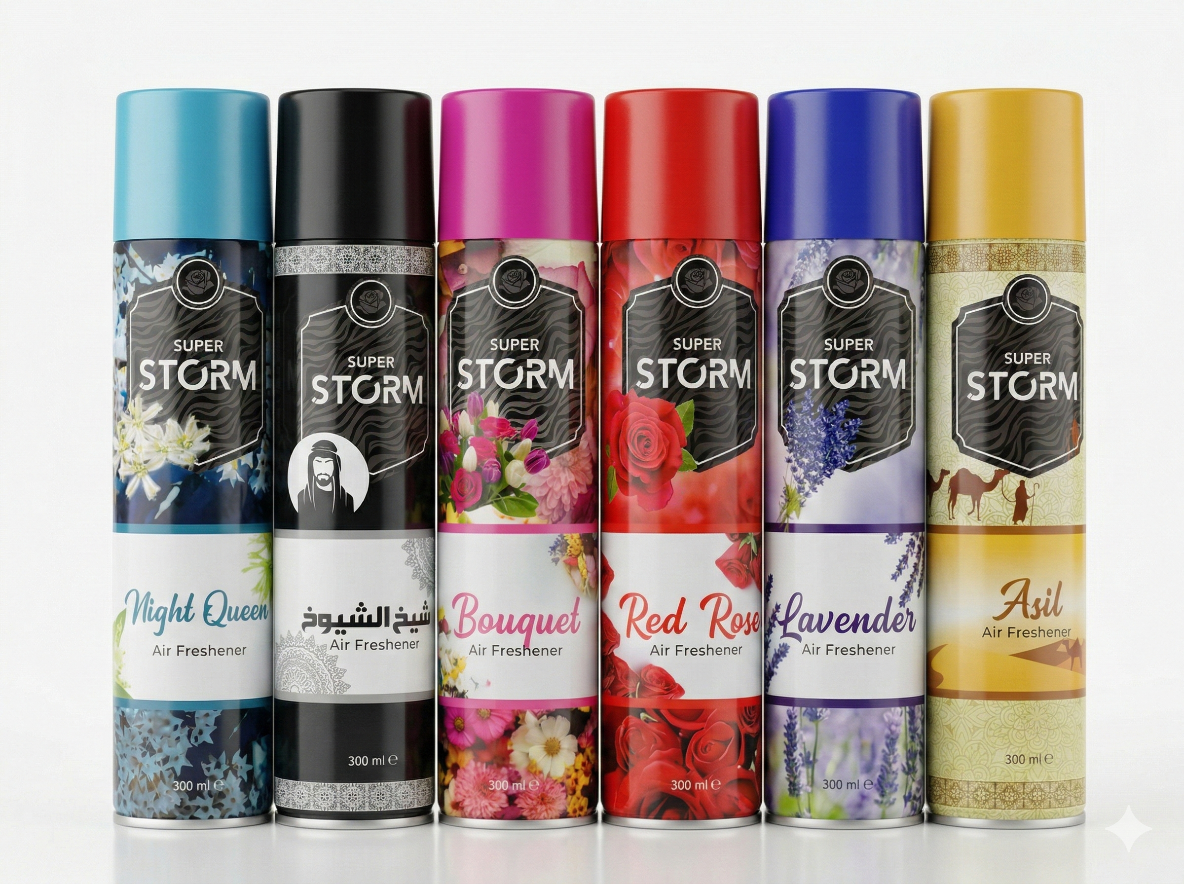 Super Storm Air Freshener Spray  Room & Car Fragrance (300ml)