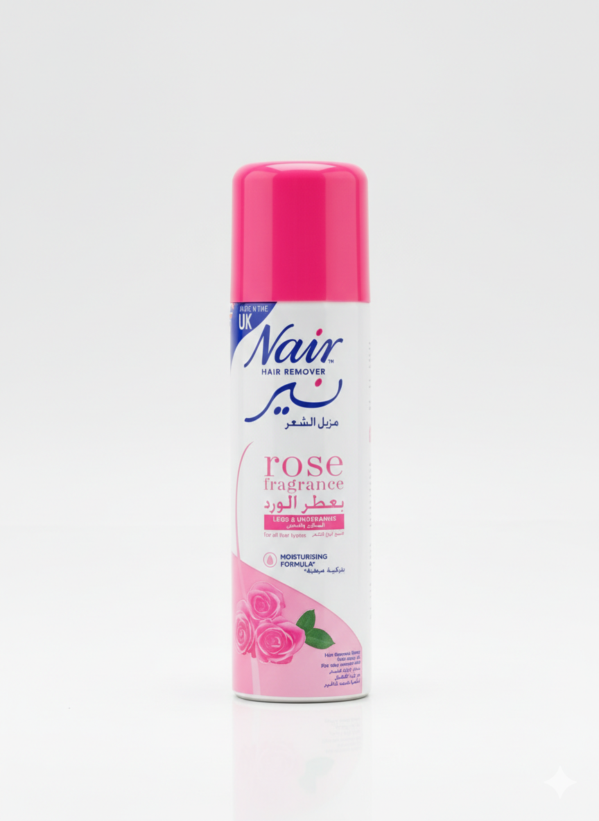 Nair Hair Remover Spray  Fast & Smooth Body Hair Removal